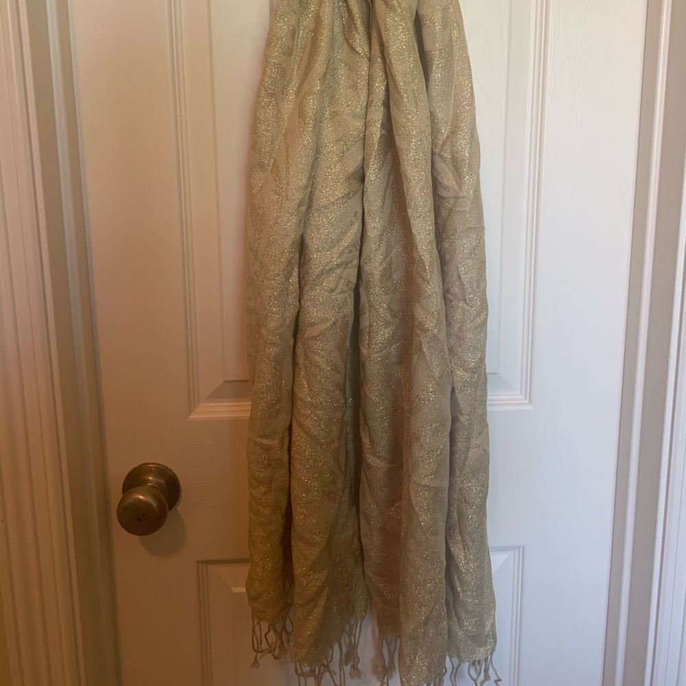 Lilly Pulitzer gold scarf